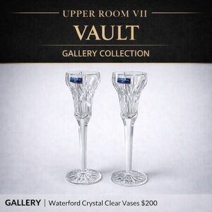 Waterford Crystal Clear Vases